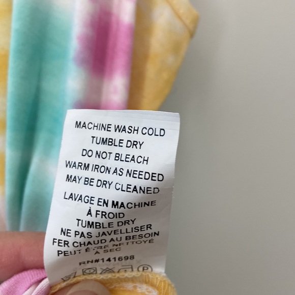 Ramy Brook women’s size L crop tie-dye tank top - Picture 4 of 7